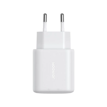 Joyroom USB-C PD 30 W QC SFC Netzwerk-Ladegerät – weißes USB-C-Kabel 1 m