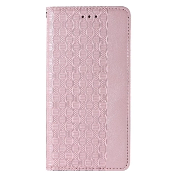 Magnetband Hülle Hülle für Samsung Galaxy S22 (S22 Plus) Tasche Geldbörse Mini Lanyard Anhänger Pink