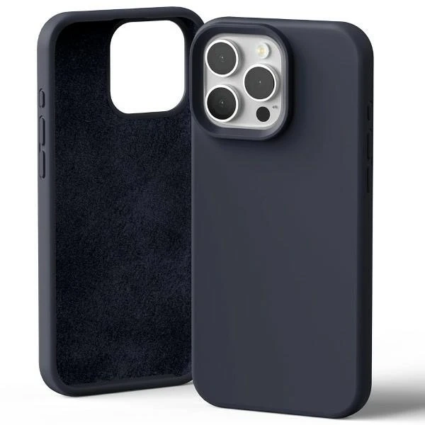 Etui Mercury Silicone  do iPhone 16 Pro Max 6,9" Granatowy
