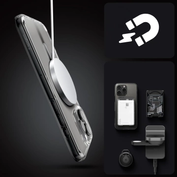 Etui Spigen Ultra Hybrid Mag MagSafe do Apple iPhone 16 Pro obudowa Case Graphite