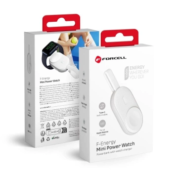 Powerbank für Apple Watch Forcell F-Energy Mini Watch 1200 mAh USB-C 2,5 W
