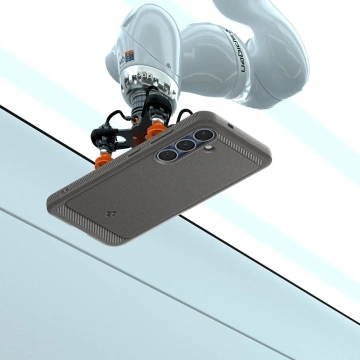 Hülle für Samsung Galaxy S25 Marmorgrau Spigen Rugged Armor Mag MagSafe