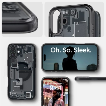 Etui Spigen Ultra Hybrid Mag MagSafe do Apple iPhone 16 Zero One