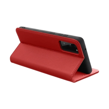 Smart Pro Book Case für Samsung S25 Edge Leder Burgund