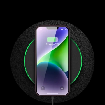 Dux Ducis Yolo Hülle iPhone 14 Plus elegante Hülle aus ökologischem Leder lila