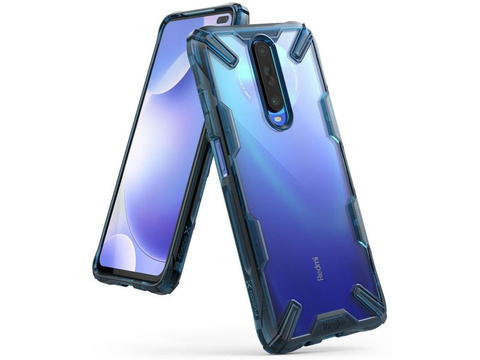 Etui Ringke Fusion X do Xiaomi Redmi K30/ Poco X2 Space Blue + Szkło Alogy