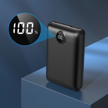 Powerbank Externer Akku (POWER BANK) VEGER S20 - 20.000 mAh LCD Quick Charge PD 22,5 W schwarz (W2053)