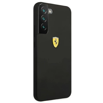 Etui Ferrari FESSIHCS22MBK do Galaxy S22+ S906 hardcase On Track Silicone czarny/black 