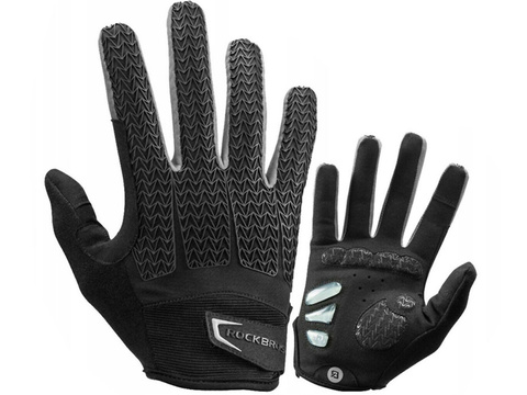 Sport-Radhandschuhe M RockBros Radhandschuhe S169-1-M Schwarz