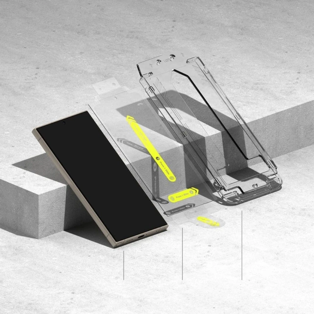 Ringke Easy Slide 2er-Pack gehärtetes Glas für Samsung Galaxy S24 Ultra Clear