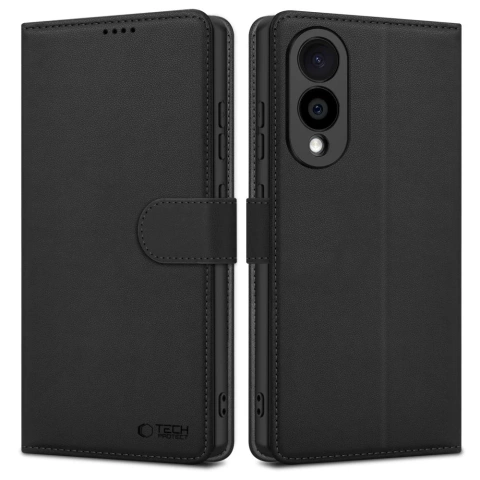Etui Ochronne do Samsung Galaxy S25 Edge Tech-Protect Wallet Czarny