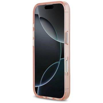 Etui Ochronne do iPhone 17 Karl Lagerfeld IML Aquarelle Choupette MagSafe Różowy