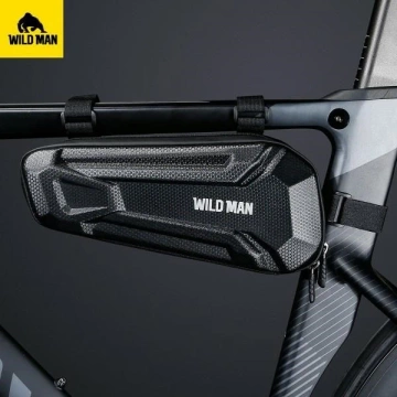 Wildman XT9 XL Fahrradtasche Rahmentasche 1,8L Wasserdicht Schwarz