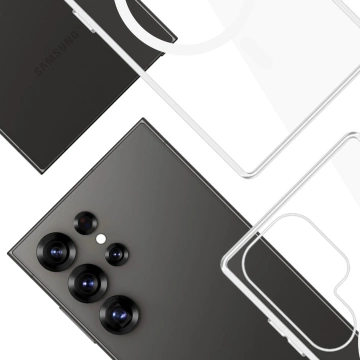 Etui für Samsung Galaxy S25 Ultra 3mk Clear MagCase MagSafe Transparent