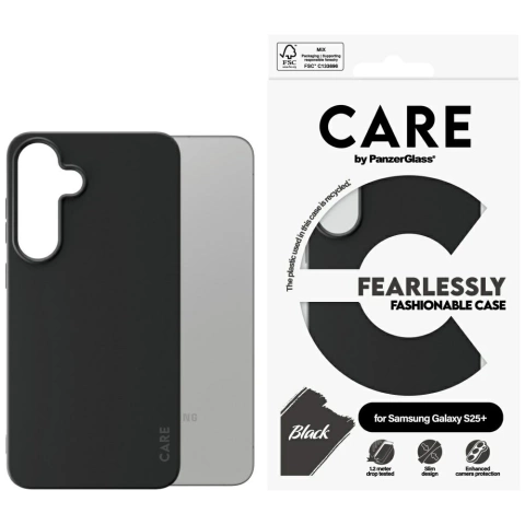 CARE Case für Samsung Galaxy S25 von PanzerGlass Fashion Black