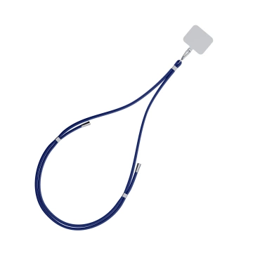 Universelles Smartphone-Lanyard 3mk EasyClip Dunkelblau (Silber)