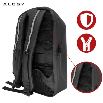 Plecak z oświetleniem LED RGB Alogy PixelBag™ Piksele bluetooth led telefon komórkowy sterowana aplikacją pixel Czarny