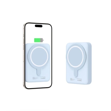 Magnetische Powerbank PB11 Lifemag Magsafe Power Bank 10000 mAh Blau