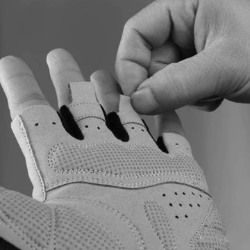 Rockbros S109GR Fahrradhandschuhe, Größe L – grau