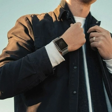 Pasek UNIQ Dante Apple Watch Series 4/5/6/7/8/SE/SE2 38/40/41mm Stainless Steel różwo-złoty/rose gold