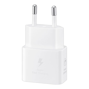Original Samsung EP-T2510NWE Wandladegerät Schnellladung PowerDelivery PD 25W Weiß