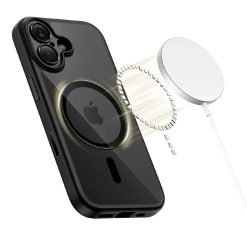 Etui Ochronne do iPhone 17 Tech-Protect MagPeak MagSafe CC Black/Clear