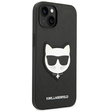 Etui Karl Lagerfeld KLHCP14MSAPCHK für iPhone 14 Plus 6,7" Hardcase Saffiano Choupette Head Patch