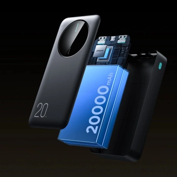 Powerbank Joyroom 20000mAh 2.4A 2x USB-A 1x USB-C - schwarz