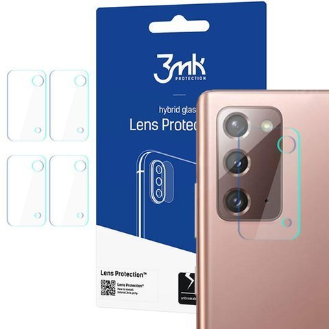 Szkło x4 na kamerę obiektyw 3mk Flexible Glass do Galaxy Note 20
