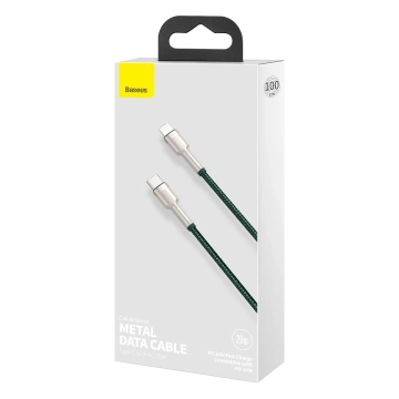 USB-C-zu-Lightning-Kabel Baseus Cafule, PD, 20 W, 1 m (grün)