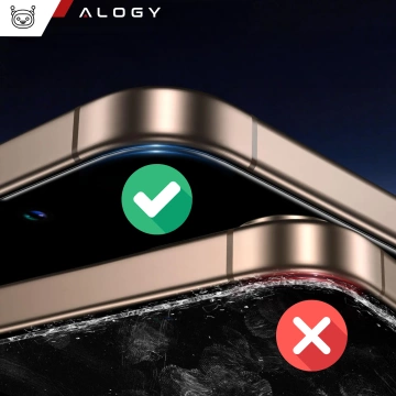 3-in-1 Hybrid-Glashüllen-Set für Apple iPhone 16 Pro Max: Schutzhülle mit Hybrid MagSafe und Linsenschutz, 2x Displayschutzfolie aus gehärtetem Glas, Alogy 3-in-1 Hüllen-Set, Marineblau