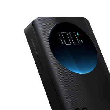 Joyroom JR-PBF01 Powerbank 10000 mAh 30 W PD + latarka + etui – czarny