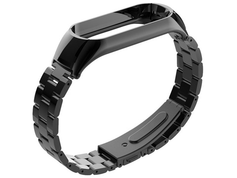 Alogy Edelstahlarmband für Xiaomi Mi Band 5 Schwarz 5x Alogy Folie