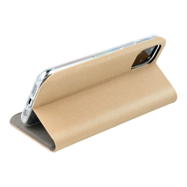 SENSITIVE Book Case für iPhone 16 Gold mit Ständer