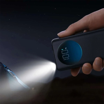 Joyroom JR-PBF02 Powerbank 20000mAh 30W PD Taschenlampe USB-C / USB-A - Schwarz