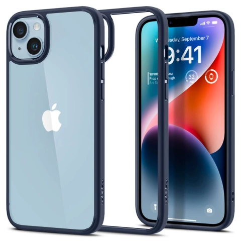 Spigen ultra hybrid iphone 14 plus marineblau