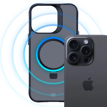 Etui do Apple iPhone 15 Pro Max 3mk Smoke Case Mag&Stand