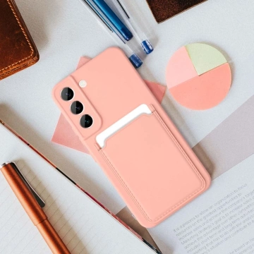 Etui futerał CARD CASE do Samsung Galaxy A25 5G różowy