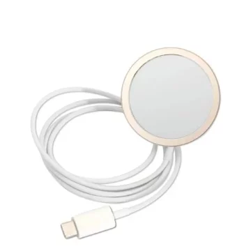Zestaw Guess GUBPP14XH4EACSW Hülle Ladegerät iPhone 14 Pro Max 6,7" brązowy/braun Hartschale 4G Print MagSafe