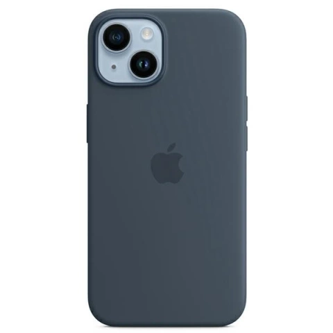 Etui Apple MPT53ZM/A für iPhone 14 Plus 6,7" MagSafe niebieski/storm blue Silikonhülle