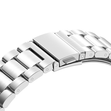 Bransoleta Edelstahl für Samsung Galaxy Watch 4 / 5 / 5 PRO (40 / 42 / 44 / 45 / 46 mm) Silber