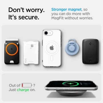 Etui do iPhone 16e Spigen Liquid Crystal Mag MagSafe Clear