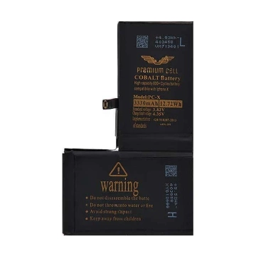 Bateria Premium Cell Cobalt iPhone X 3330mAh 600+ Cycles