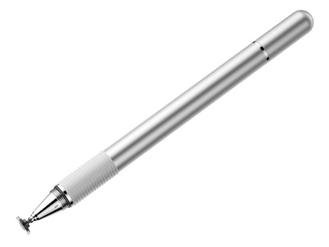 Screen Stylus 2in1 Precision Pen Baseus Haushaltsstift Silber