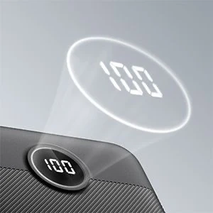 Powerbank Bateria zewnętrzna VEGER L20S - 20 000mAh LCD Quick Charge PD 20W czarny (VP2039PD  / W2039PD )