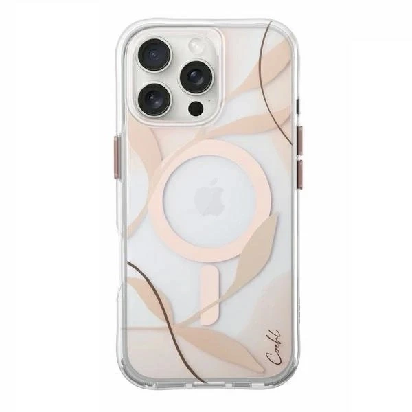 Etui do iPhone 16 Pro Max UNIQ Verdure MagSafe Kwiaty