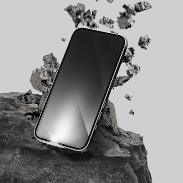 Panzerglas für iPhone 15 Plus Forcell Ultra Clear Glass schwarz 9H