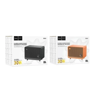 Retro głośnik Bluetooth 30 W, 2600 mAh FM / TF / AUX – przenośny, 10 h