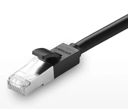 UGREEN Ethernet-Verlängerungskabel RJ45 Cat 6 FTP 1000 Mbit/s 3 m schwarz (NW112 11282)