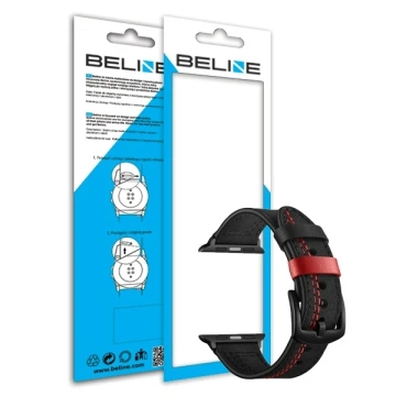 Smartwatch Armband Beline Casual Armband universal bis 20mm schwarz/schwarz